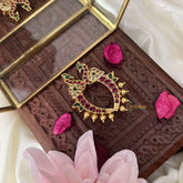 Vriksham Premium Peacock Cuff Style Earring-G18196